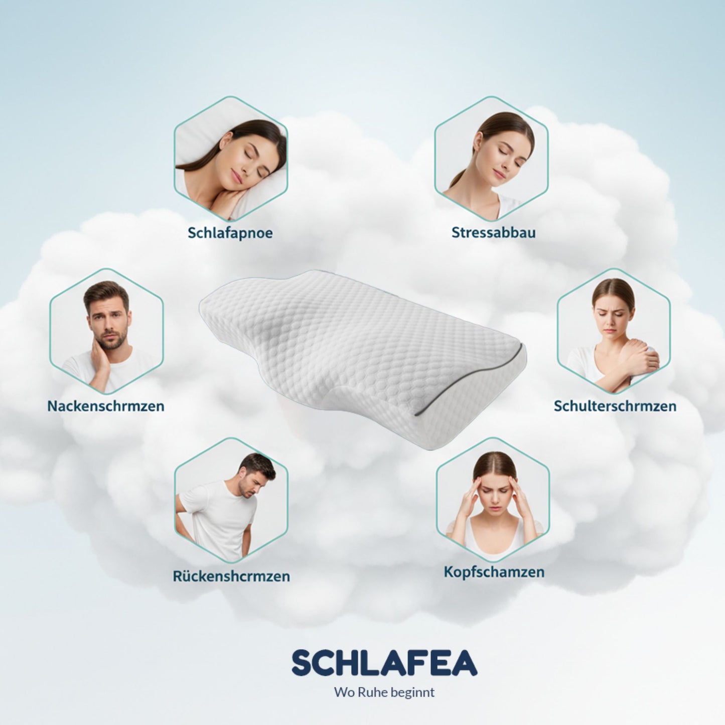 Schlafea™ ErgoSleep Kissen