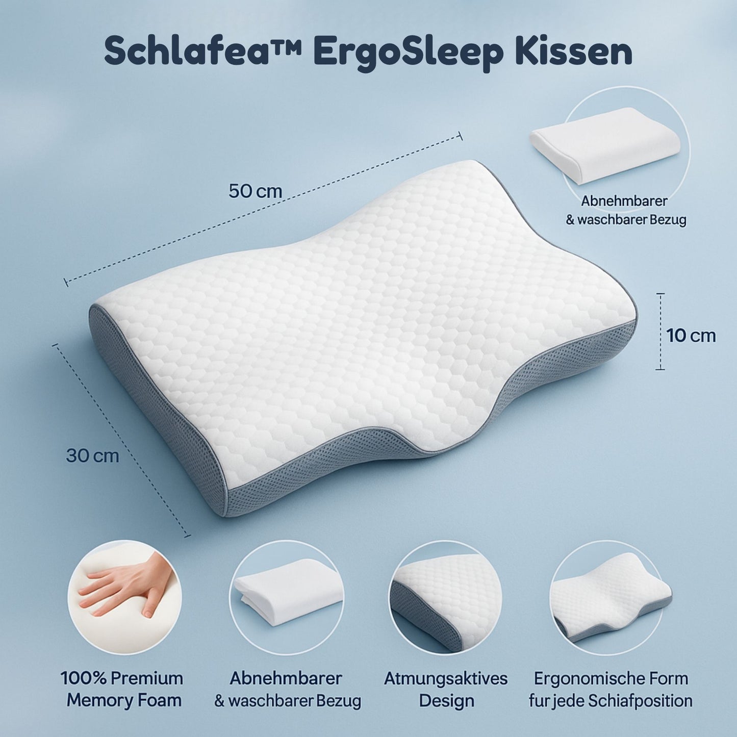 Schlafea™ ErgoSleep Kissen