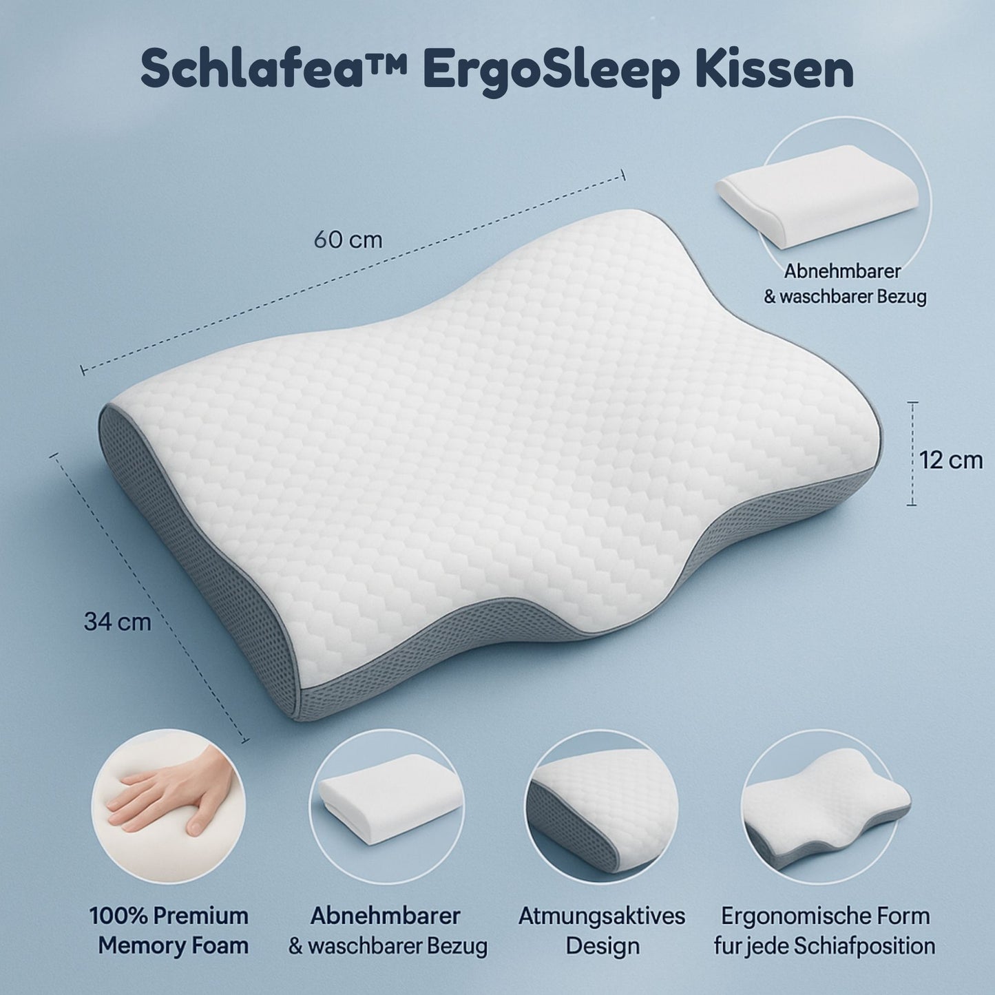 Schlafea™ ErgoSleep Kissen